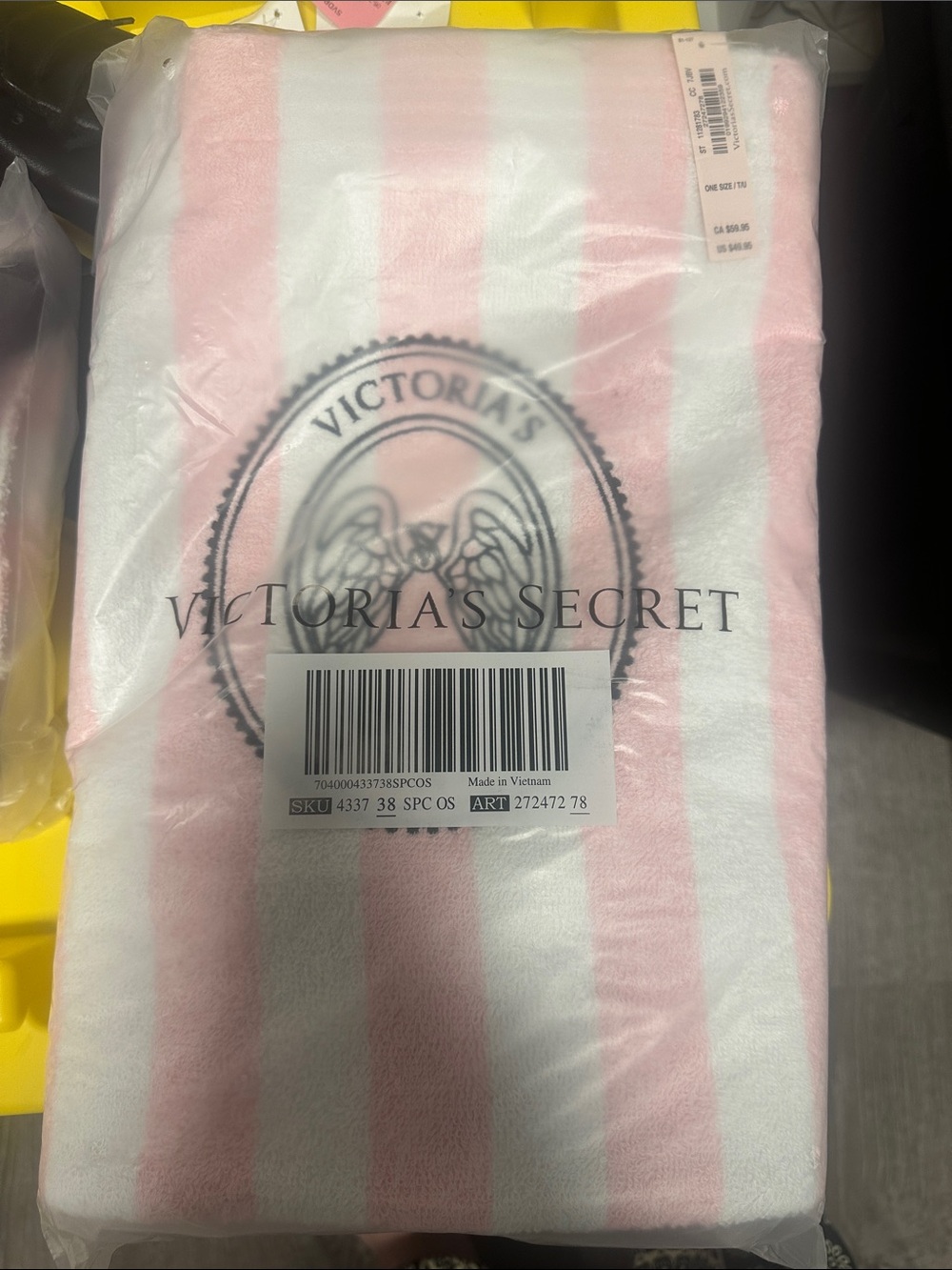 Brand New VS terry cloth tote